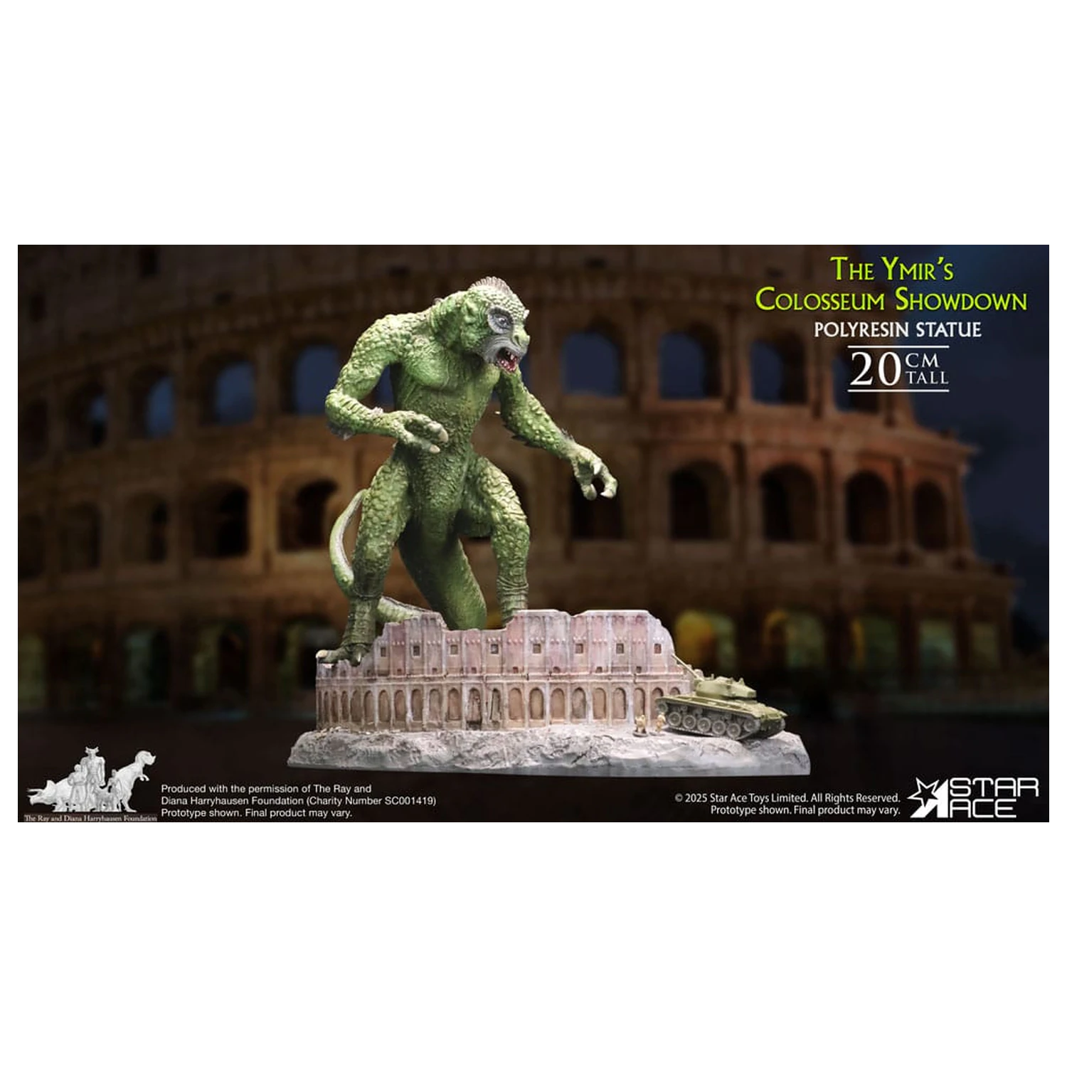 Ray Harryhausen Dioráma 1/8 The Ymir's Colosseum Showdown 20 cm produktová fotografia