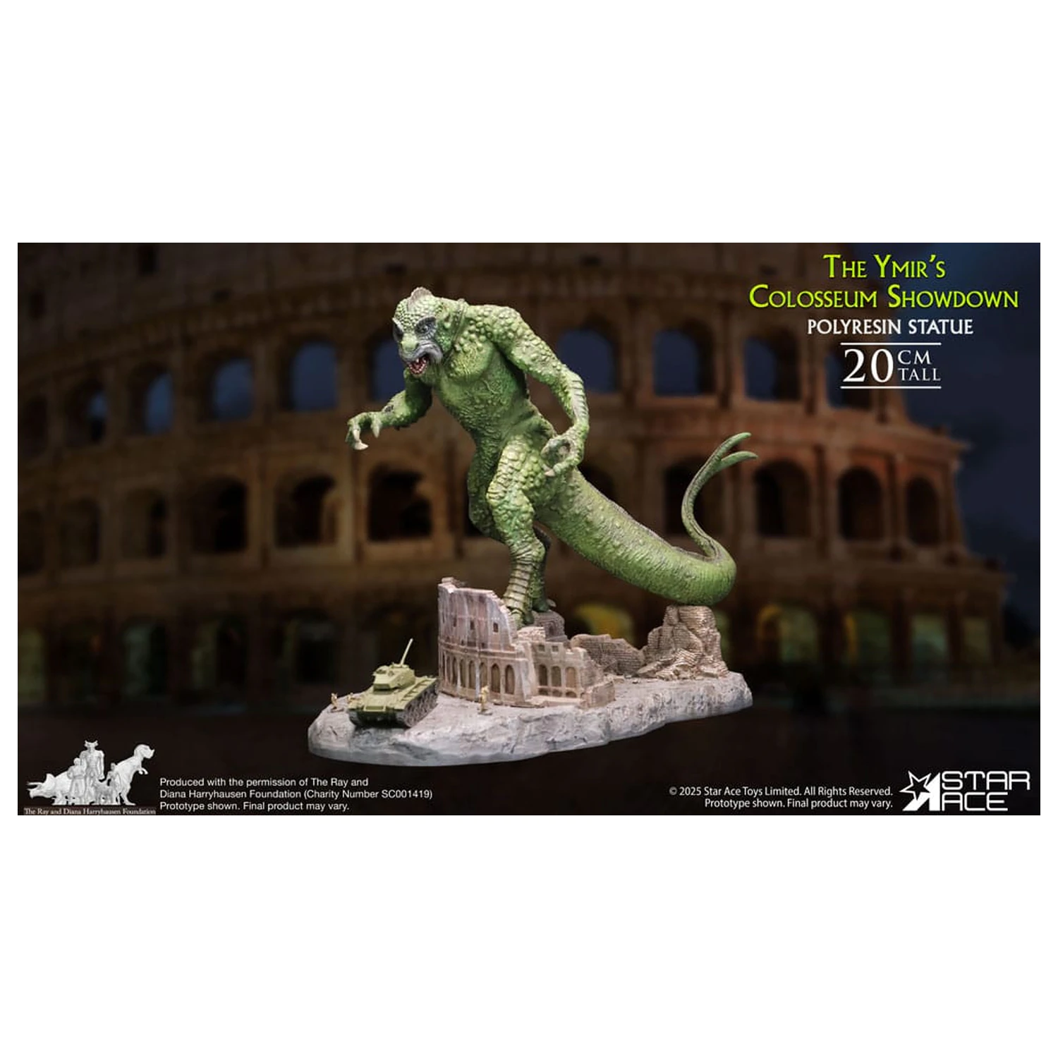Ray Harryhausen Dioráma 1/8 The Ymir's Colosseum Showdown 20 cm produktová fotografia