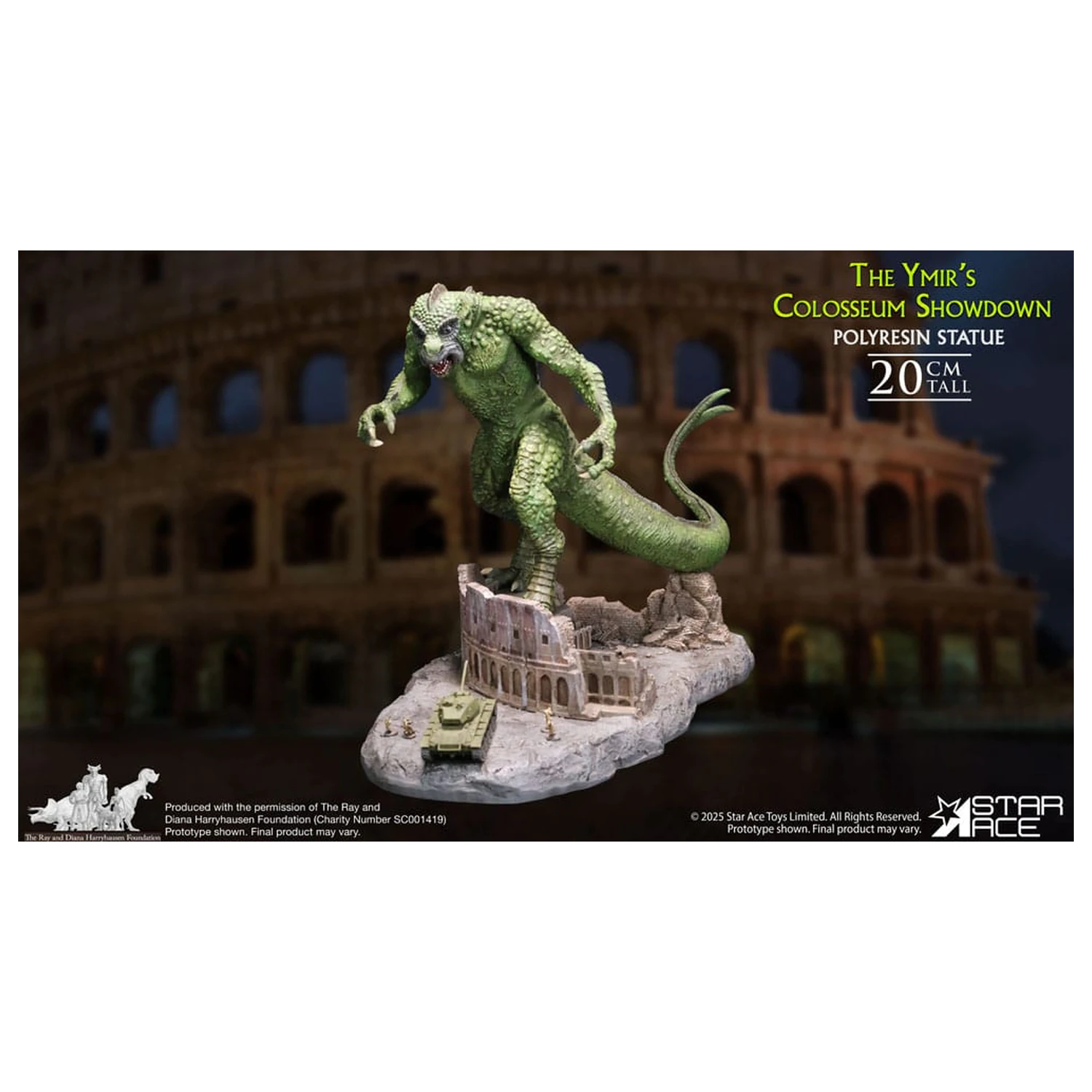 Ray Harryhausen Dioráma 1/8 The Ymir's Colosseum Showdown 20 cm produktová fotografia