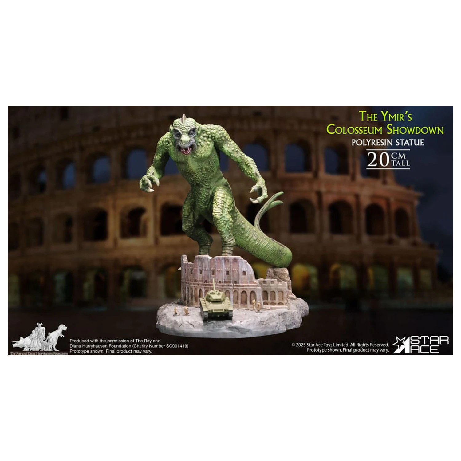 Ray Harryhausen Dioráma 1/8 The Ymir's Colosseum Showdown 20 cm produktová fotografia
