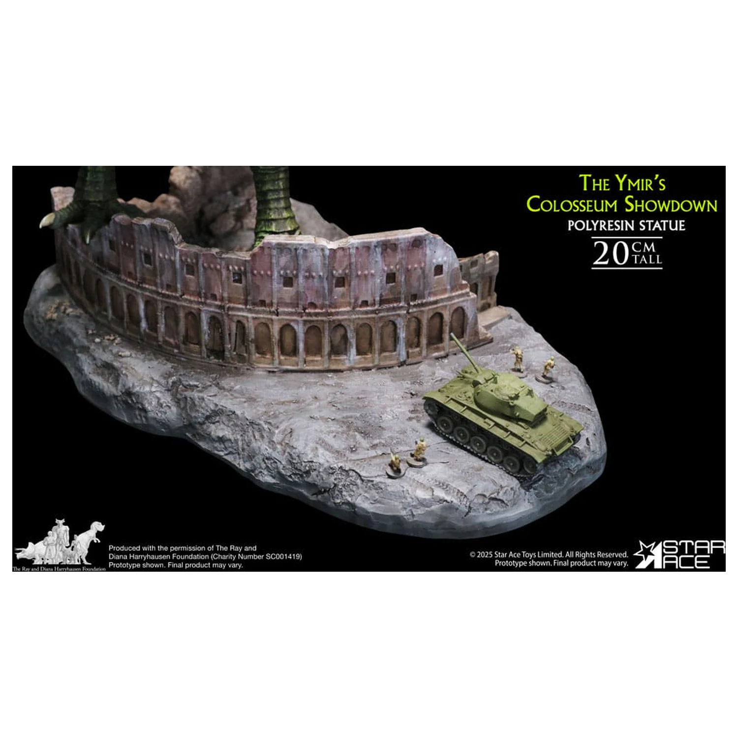 Ray Harryhausen Dioráma 1/8 The Ymir's Colosseum Showdown 20 cm produktová fotografia