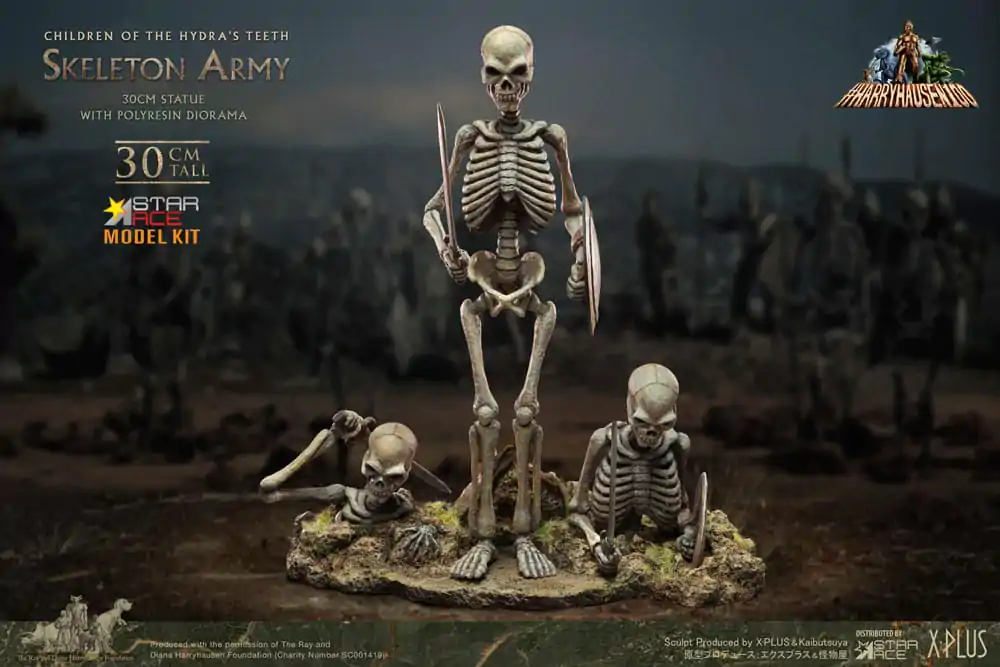 Ray Harryhausen´s Resin Model Kit Deti Hydriných zubov Skeleton Army 30 cmRay Harryhausen´s Resin Model Kit Children of the Hydra´s Teeth Kostra Armáda 30 cm produktová fotografia