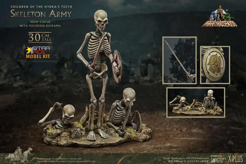 Ray Harryhausen´s Resin Model Kit Deti Hydriných zubov Skeleton Army 30 cmRay Harryhausen´s Resin Model Kit Children of the Hydra´s Teeth Kostra Armáda 30 cm produktová fotografia