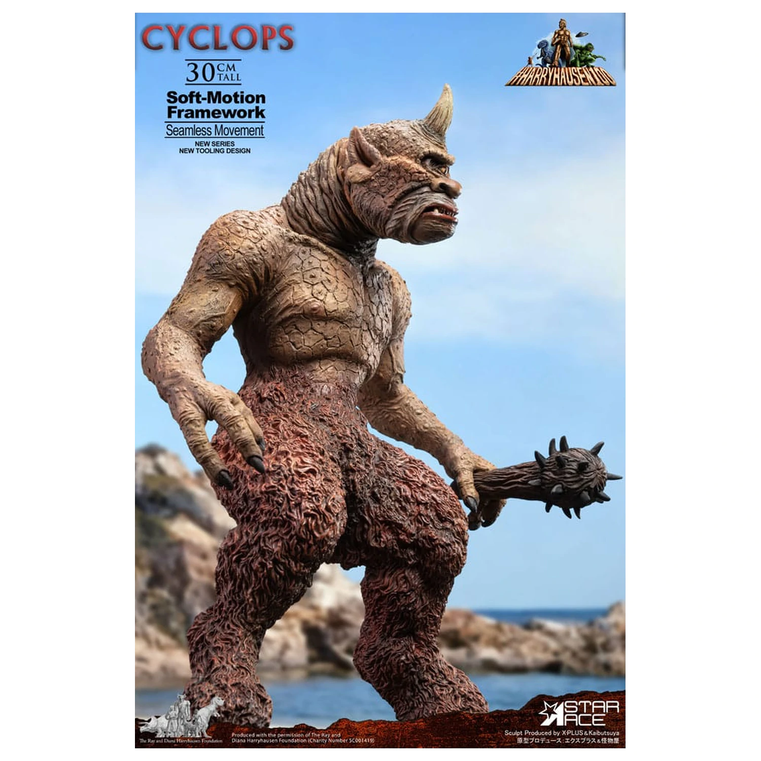 Ray Harryhausen Soft-Motion Series Socha Cyclops 30 cm produktová fotografia