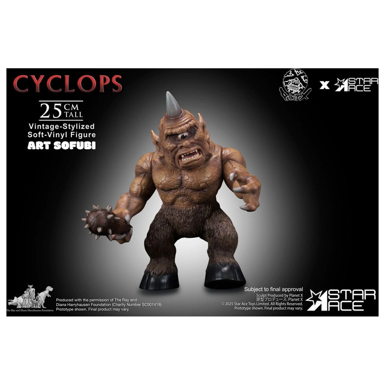 Ray Harryhausen Soft Vinyl Socha Cyclops (Vintage-Style) 25 cm produktová fotografia