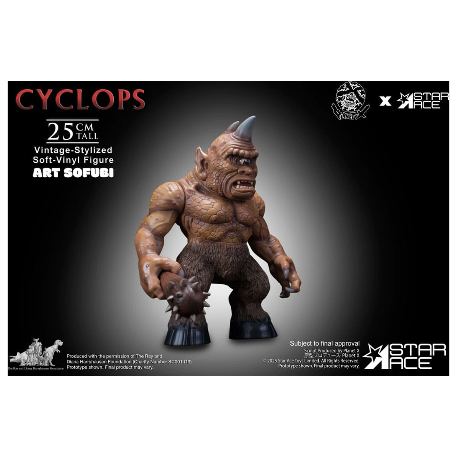 Ray Harryhausen Soft Vinyl Socha Cyclops (Vintage-Style) 25 cm produktová fotografia