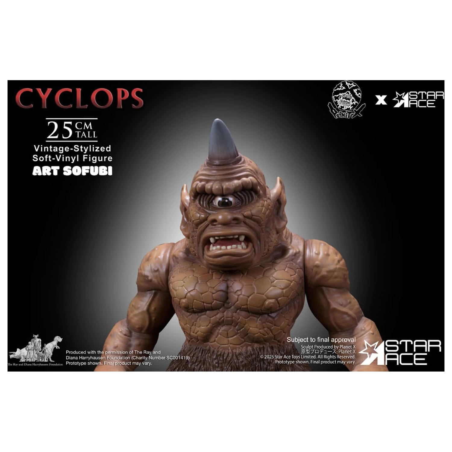 Ray Harryhausen Soft Vinyl Socha Cyclops (Vintage-Style) 25 cm produktová fotografia
