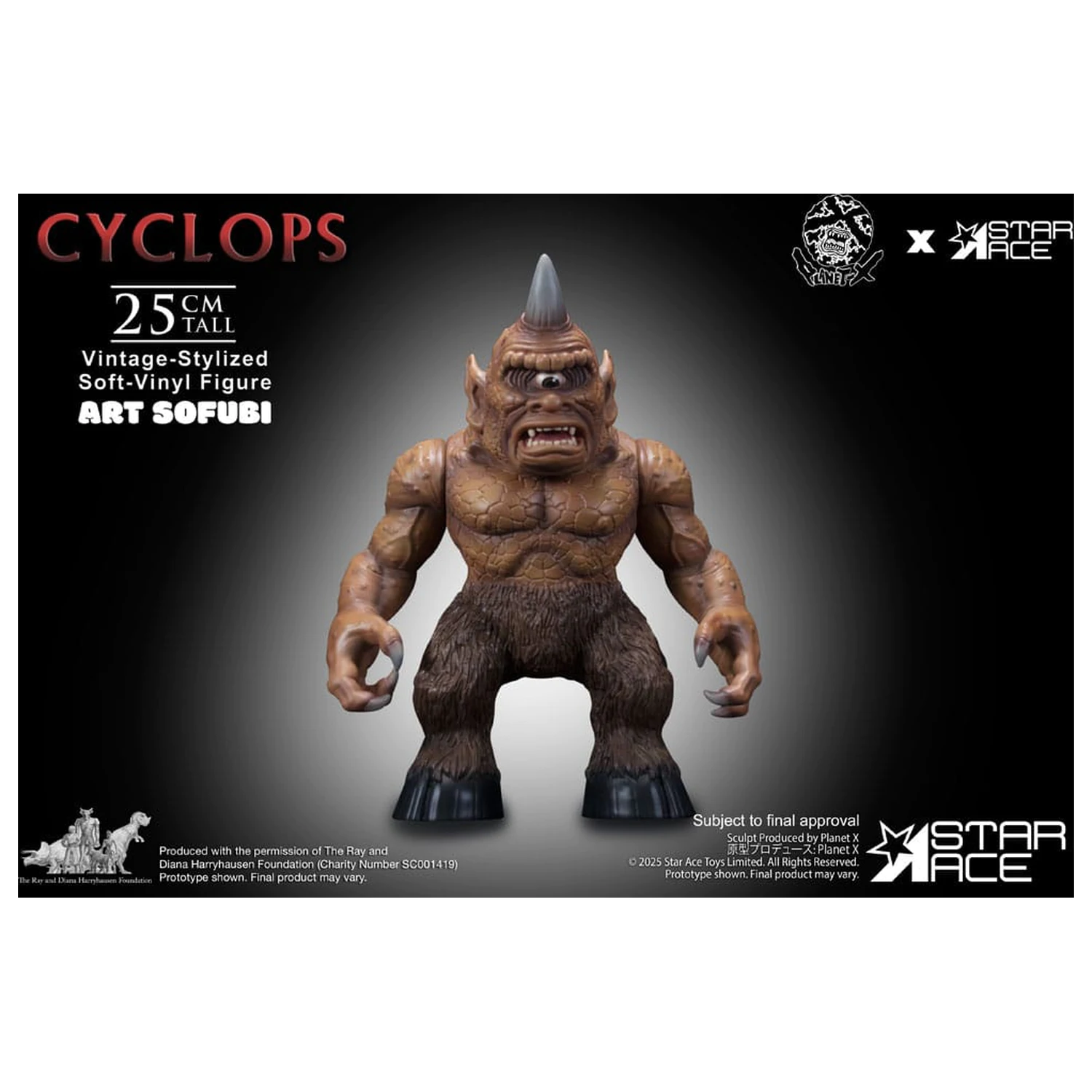Ray Harryhausen Soft Vinyl Socha Cyclops (Vintage-Style) 25 cm produktová fotografia