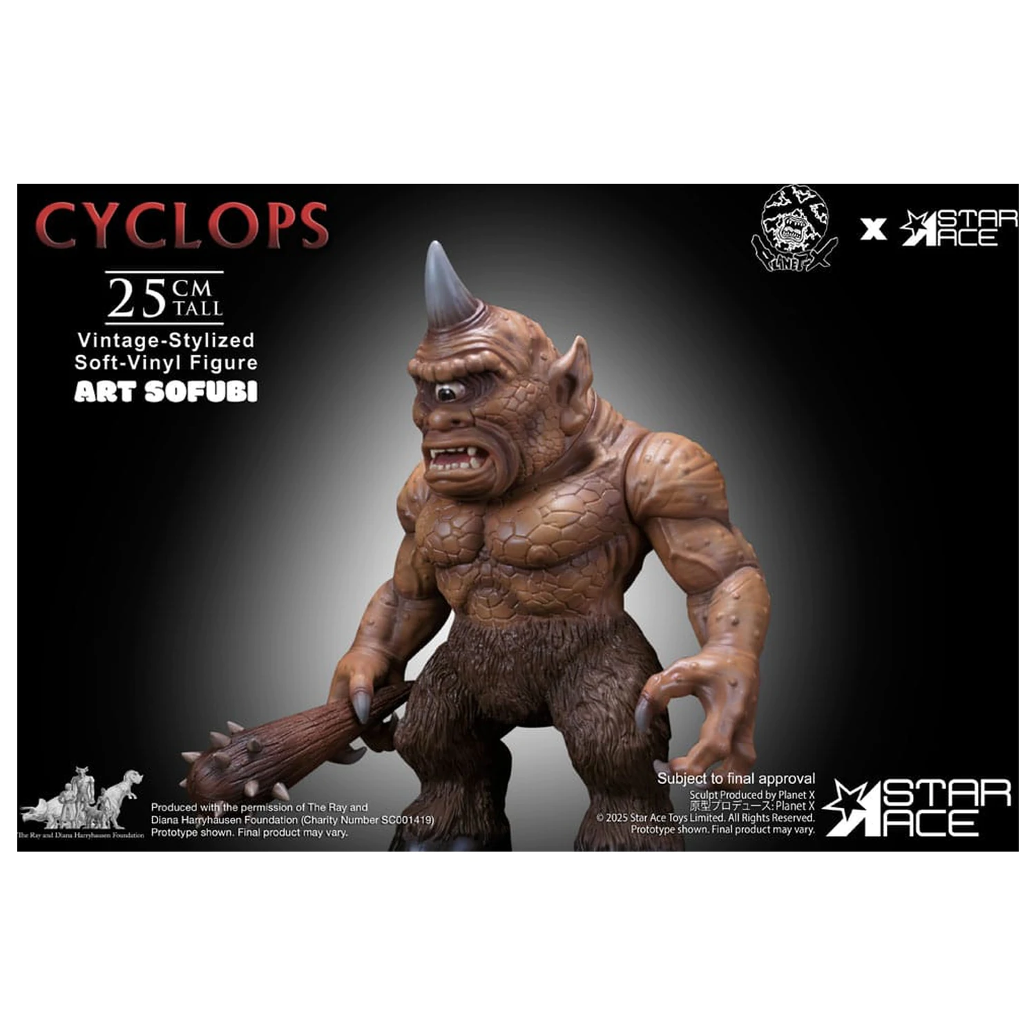 Ray Harryhausen Soft Vinyl Socha Cyclops (Vintage-Style) 25 cm produktová fotografia