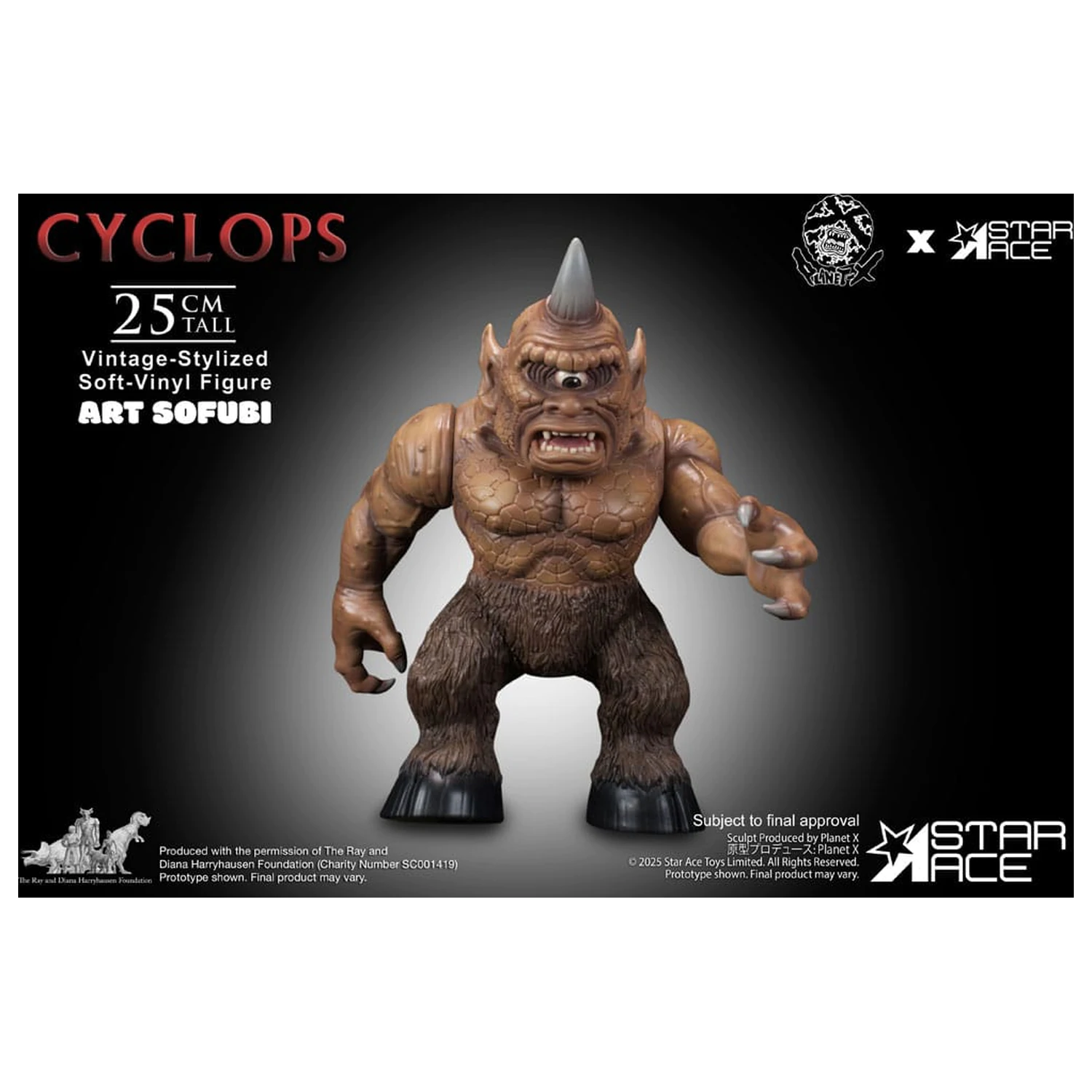 Ray Harryhausen Soft Vinyl Socha Cyclops (Vintage-Style) 25 cm produktová fotografia