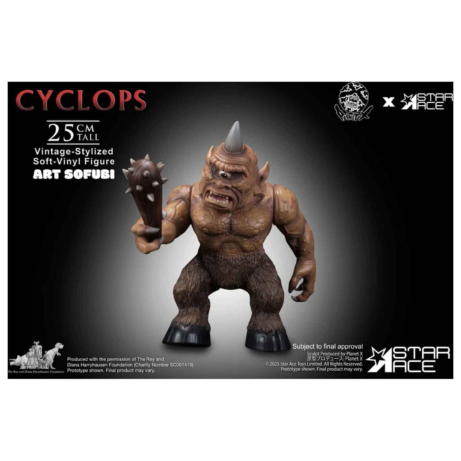 Ray Harryhausen Soft Vinyl Socha Cyclops (Vintage-Style) 25 cm produktová fotografia