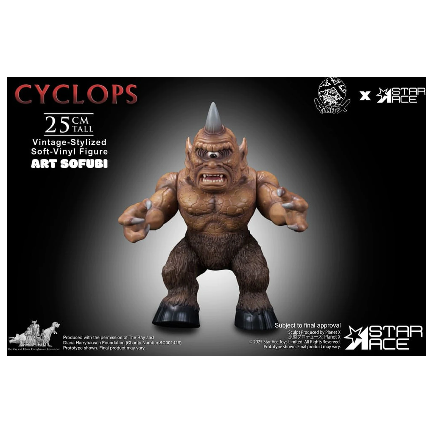 Ray Harryhausen Soft Vinyl Socha Cyclops (Vintage-Style) 25 cm produktová fotografia