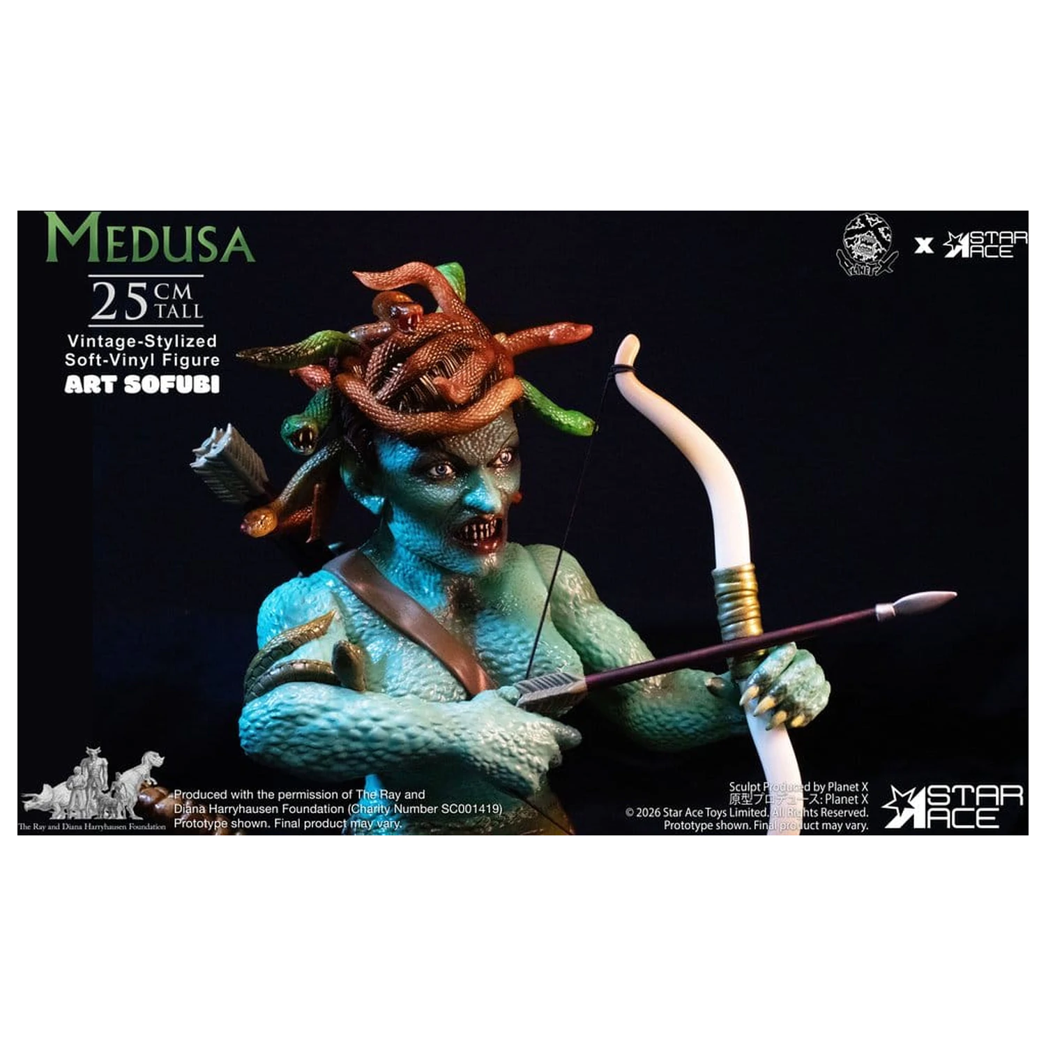 Ray Harryhausen socha z mäkkého vinylu Medusa (Vintage-Style) 25 cm produktová fotografia