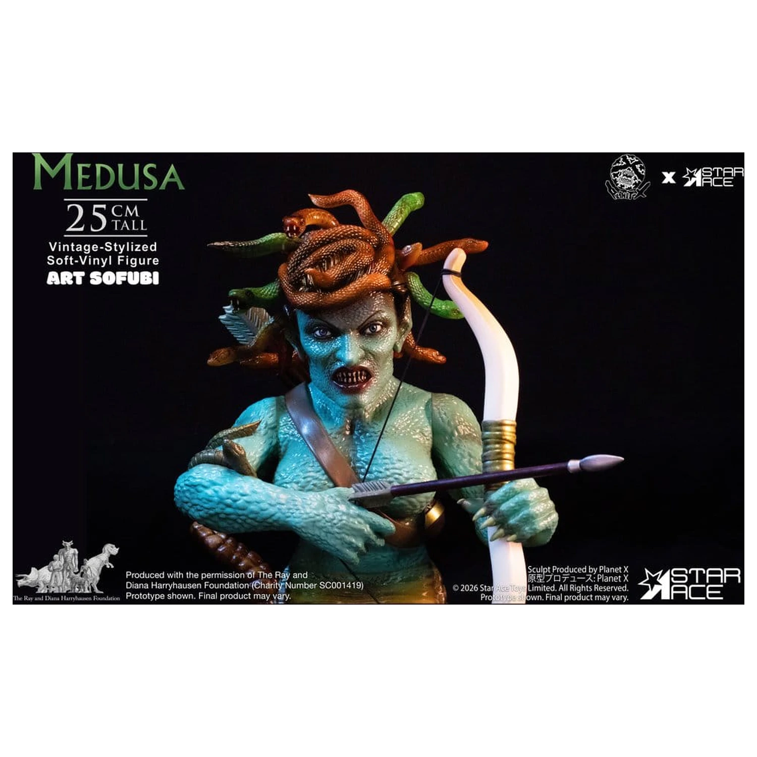 Ray Harryhausen socha z mäkkého vinylu Medusa (Vintage-Style) 25 cm produktová fotografia