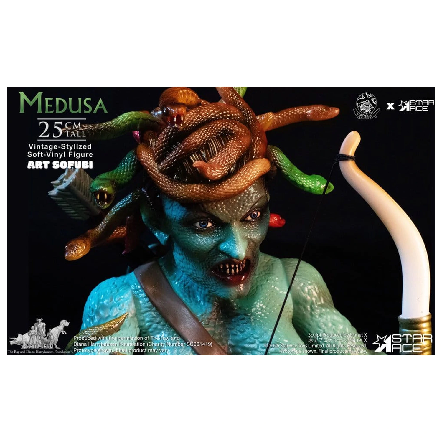 Ray Harryhausen socha z mäkkého vinylu Medusa (Vintage-Style) 25 cm produktová fotografia