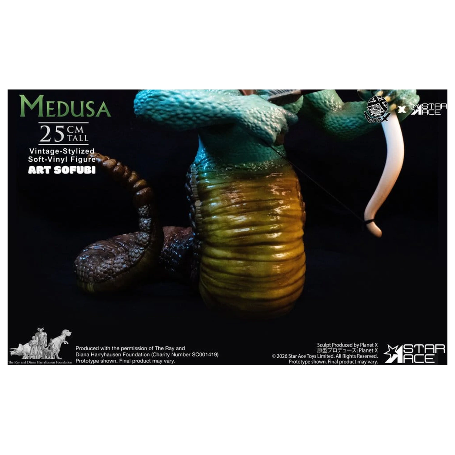 Ray Harryhausen socha z mäkkého vinylu Medusa (Vintage-Style) 25 cm produktová fotografia
