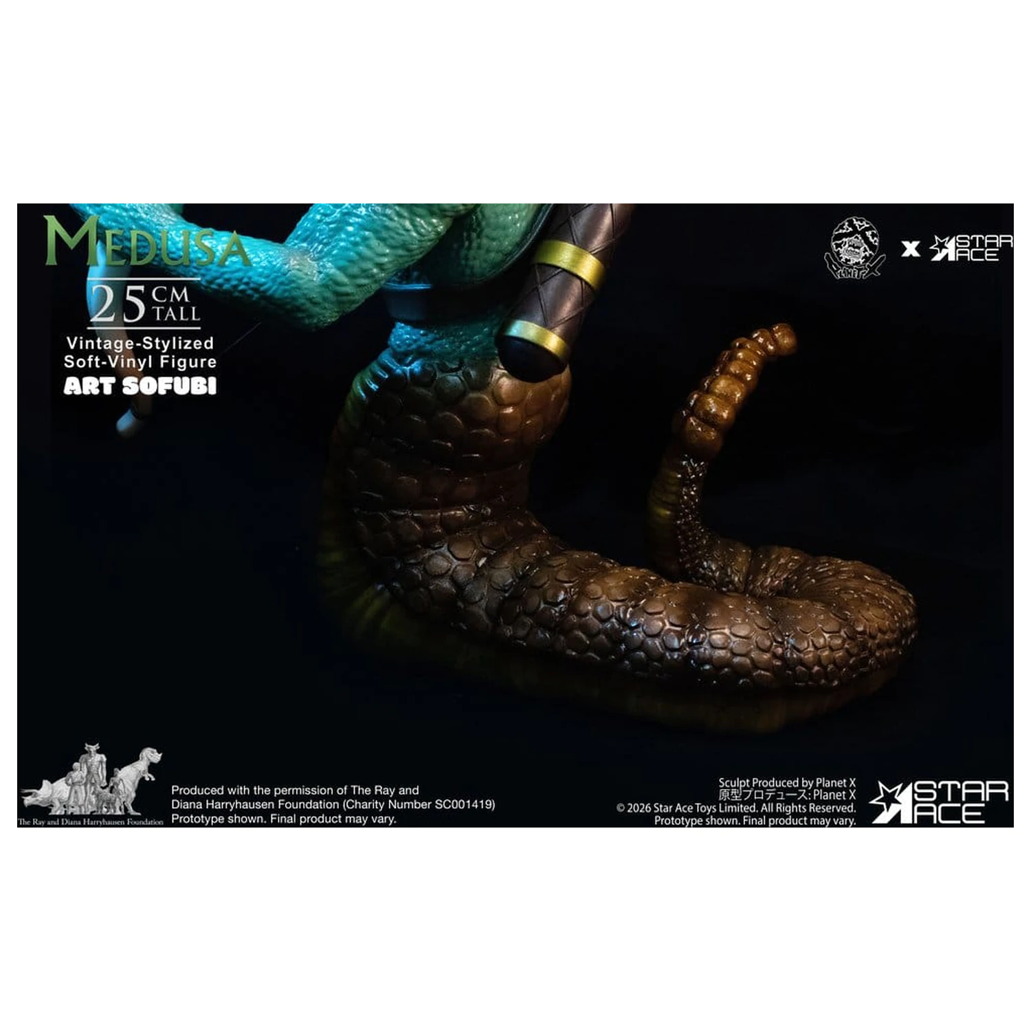 Ray Harryhausen socha z mäkkého vinylu Medusa (Vintage-Style) 25 cm produktová fotografia