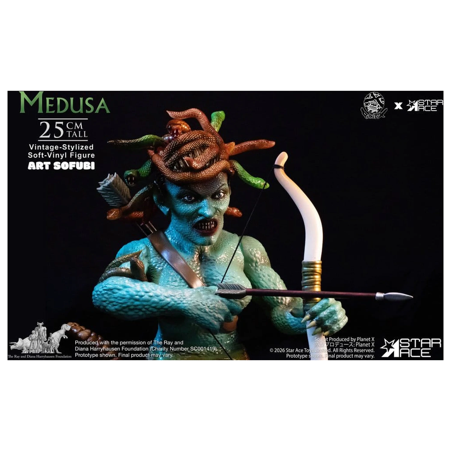 Ray Harryhausen socha z mäkkého vinylu Medusa (Vintage-Style) 25 cm produktová fotografia