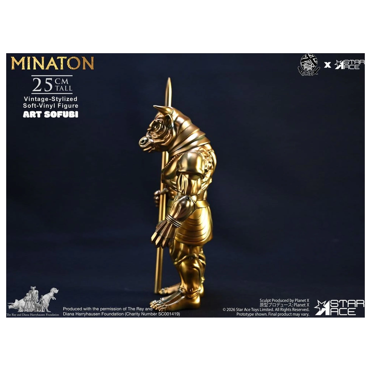Ray Harryhausen Soft Vinyl Socha Minaton Vintage-Style 25 cm produktová fotografia