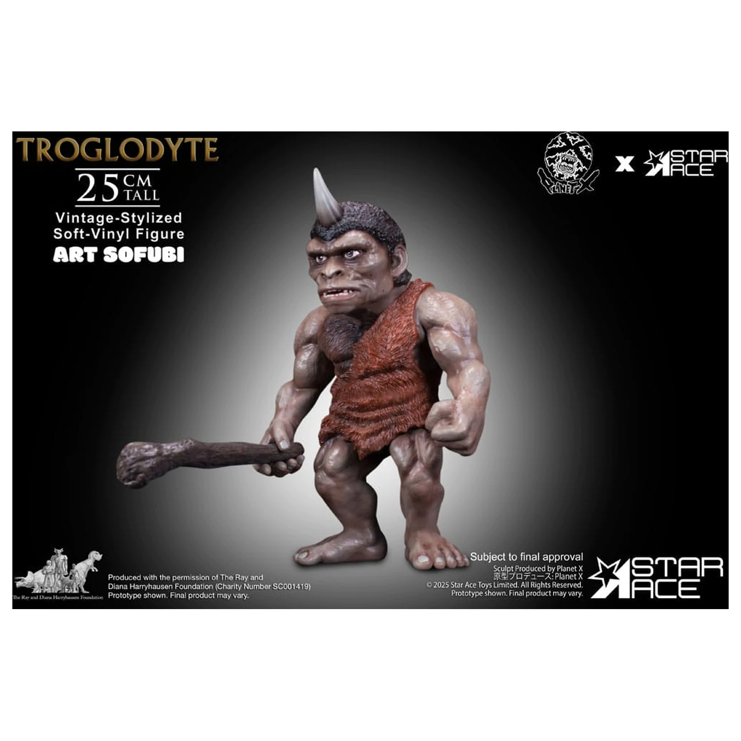Ray Harryhausen Mäkká vinylová socha Troglodyte (Vintage-Style) 25 cm produktová fotografia