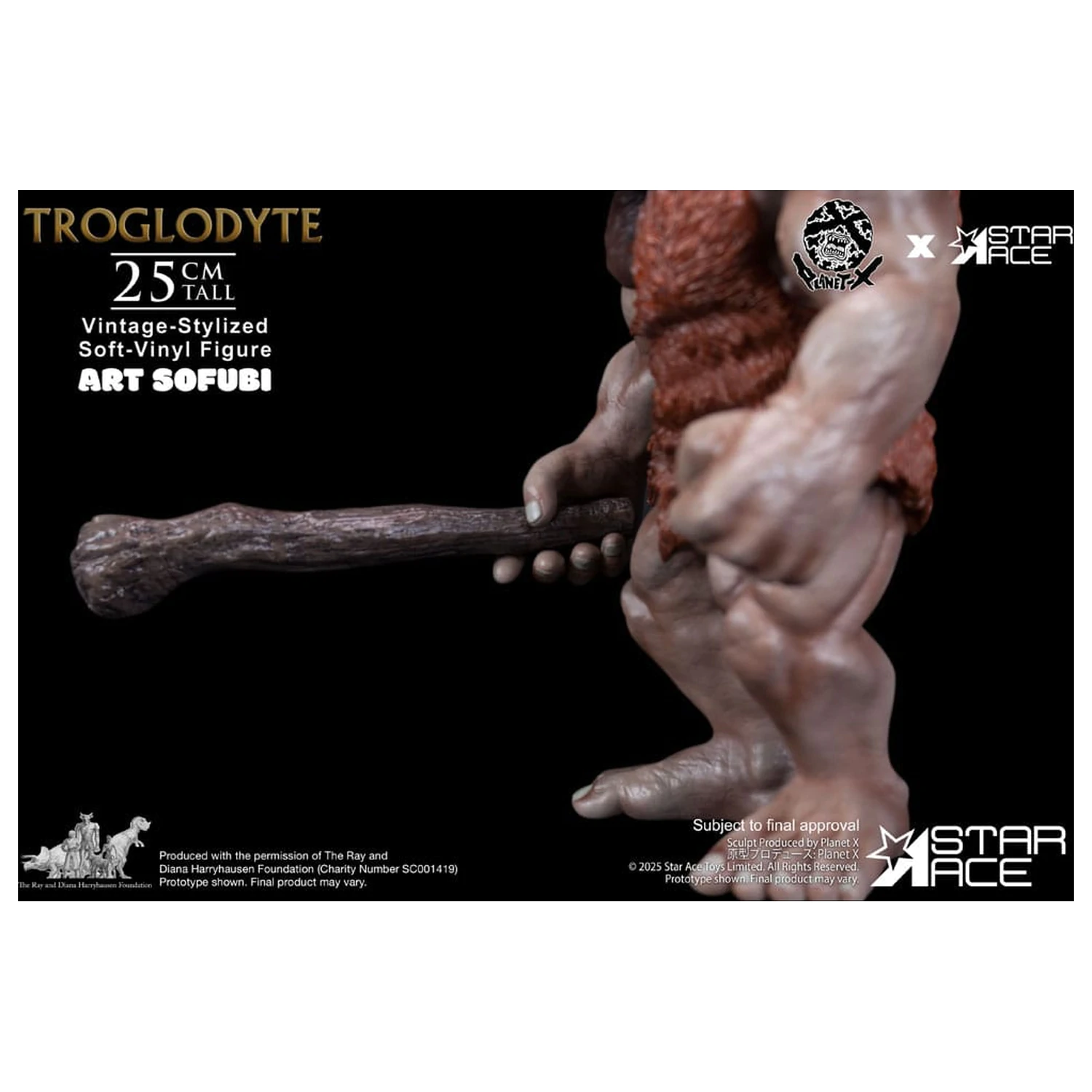 Ray Harryhausen Mäkká vinylová socha Troglodyte (Vintage-Style) 25 cm produktová fotografia