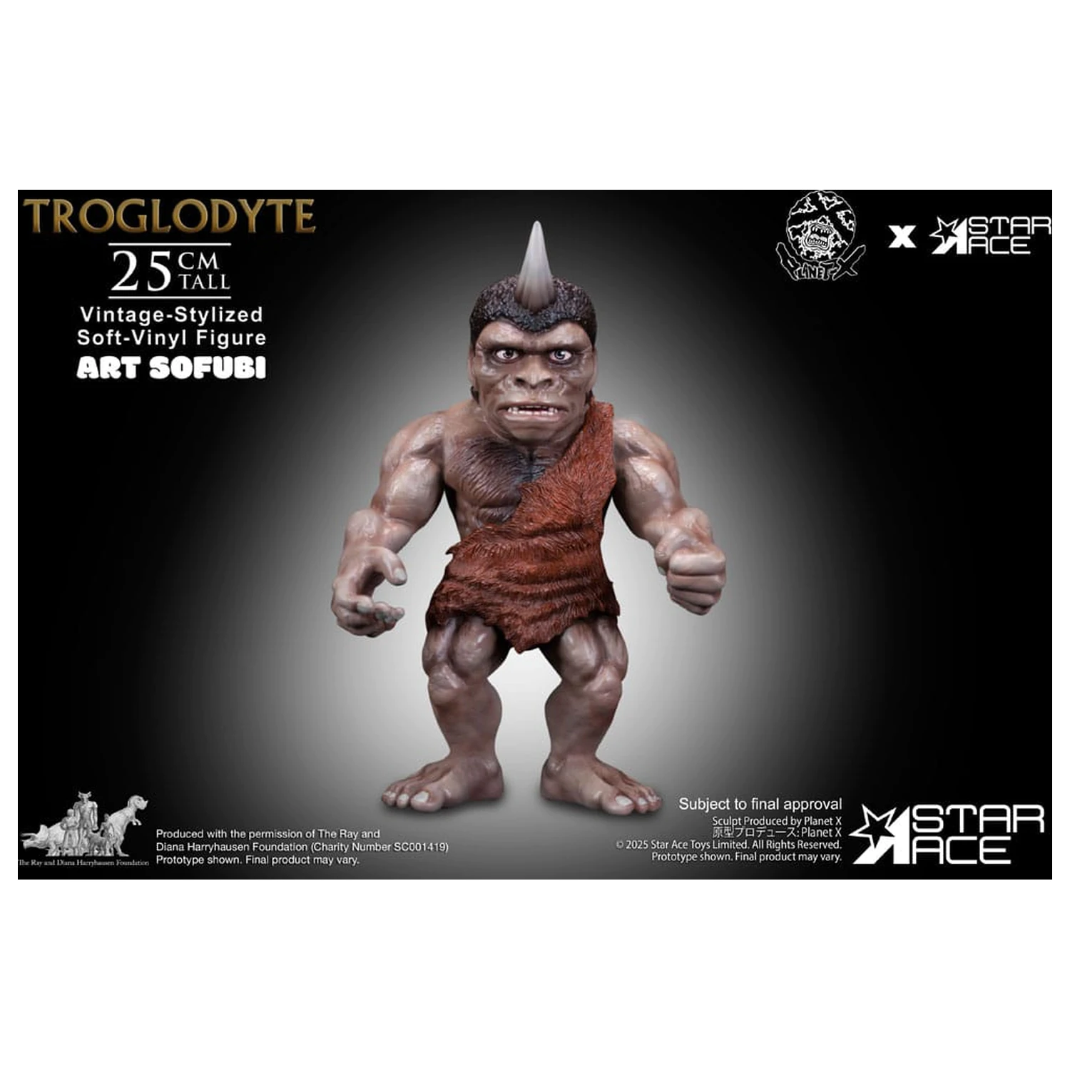 Ray Harryhausen Mäkká vinylová socha Troglodyte (Vintage-Style) 25 cm produktová fotografia