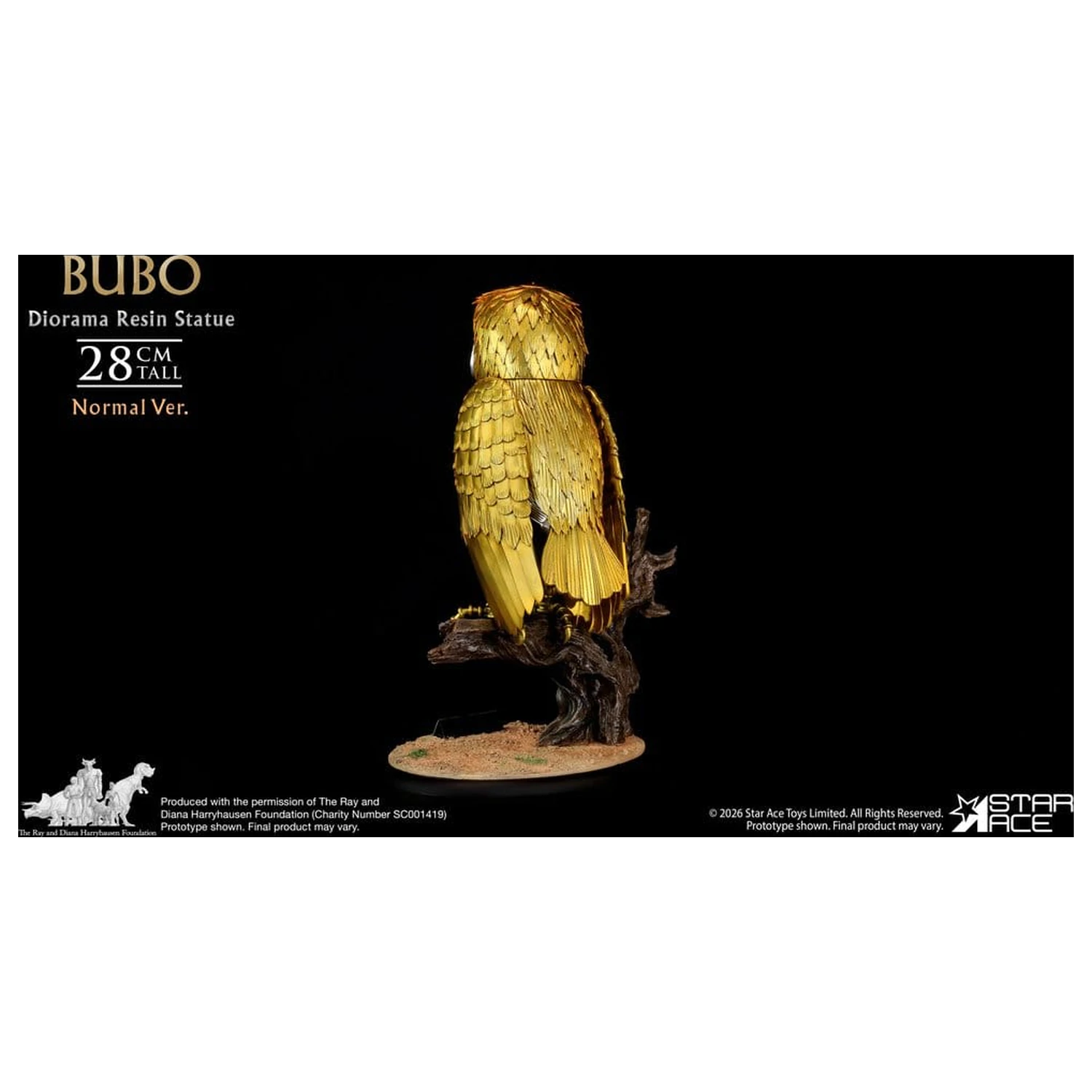 Ray Harryhausens Dioráma Živicová Socha Bubo Normal Ver. 28 cm produktová fotografia