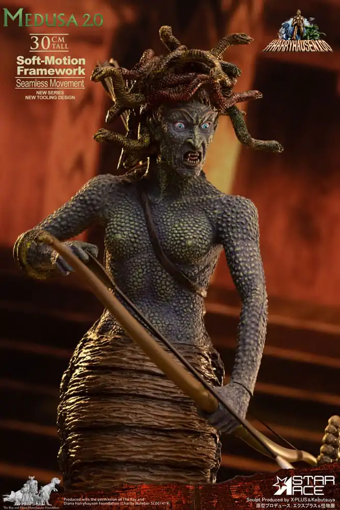 Ray Harryhausens Soft-Motion Series Socha Medúzy 30 cm produktová fotografia