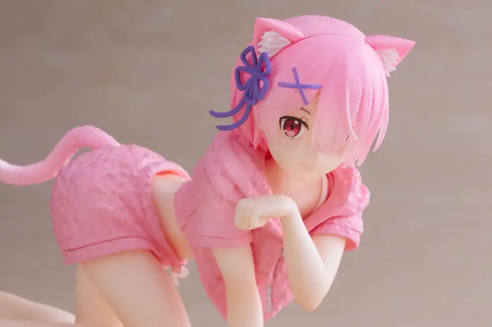 Re:Zero Precious PVC Soška Desktop Cute Figure Ram Cat Roomwear Ver. 13 cm produktová fotografia