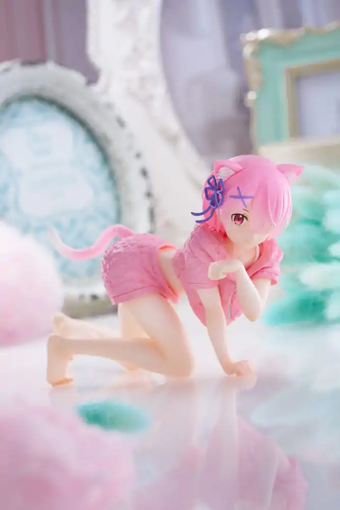 Re:Zero Precious PVC Soška Desktop Cute Figure Ram Cat Roomwear Ver. 13 cm produktová fotografia