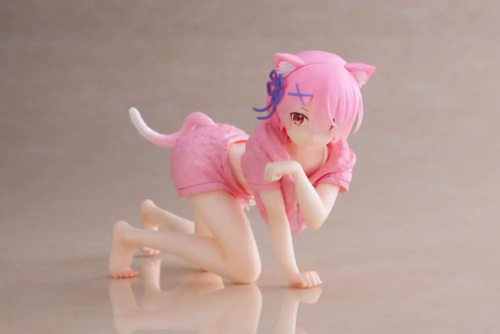 Re:Zero Precious PVC Soška Desktop Cute Figure Ram Cat Roomwear Ver. 13 cm produktová fotografia