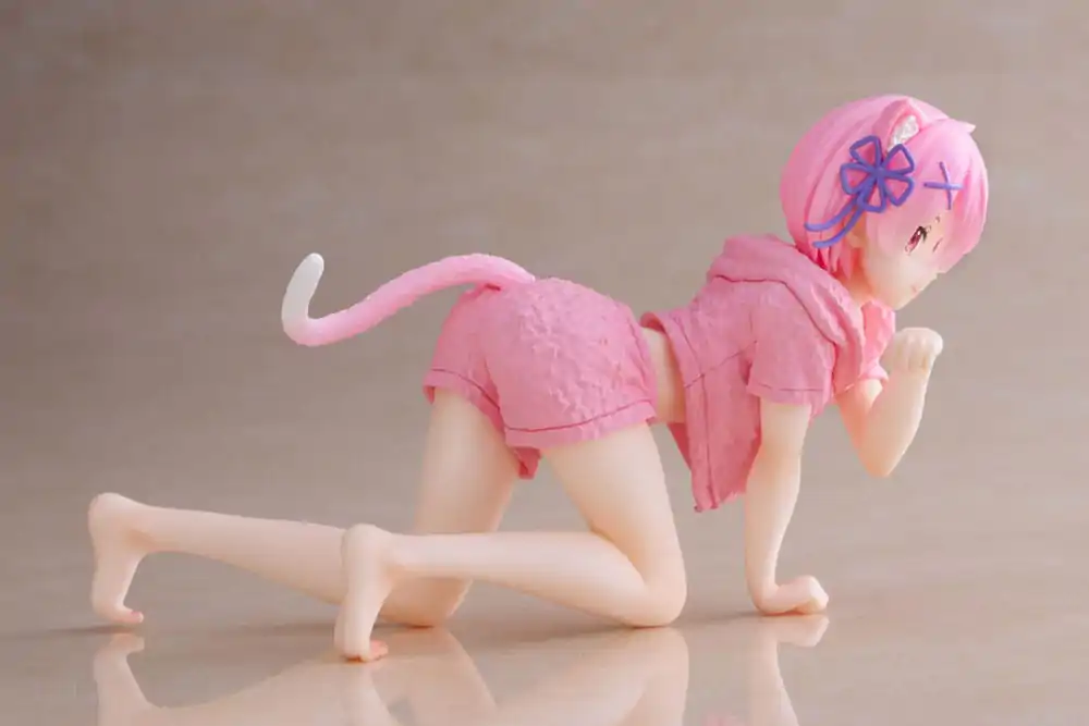 Re:Zero Precious PVC Soška Desktop Cute Figure Ram Cat Roomwear Ver. 13 cm produktová fotografia