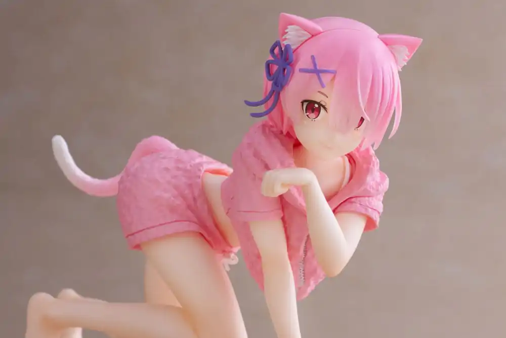 Re:Zero Precious PVC Soška Desktop Cute Figure Ram Cat Roomwear Ver. 13 cm produktová fotografia