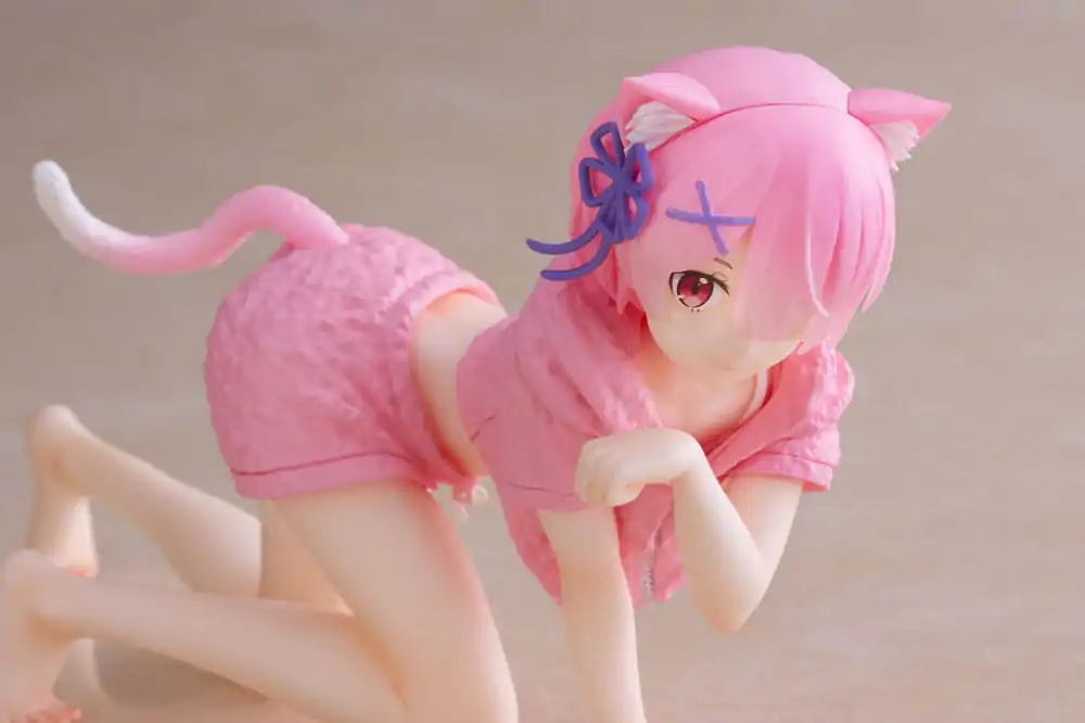 Re:Zero Precious PVC Soška Desktop Cute Figure Ram Cat Roomwear Ver. 13 cm produktová fotografia