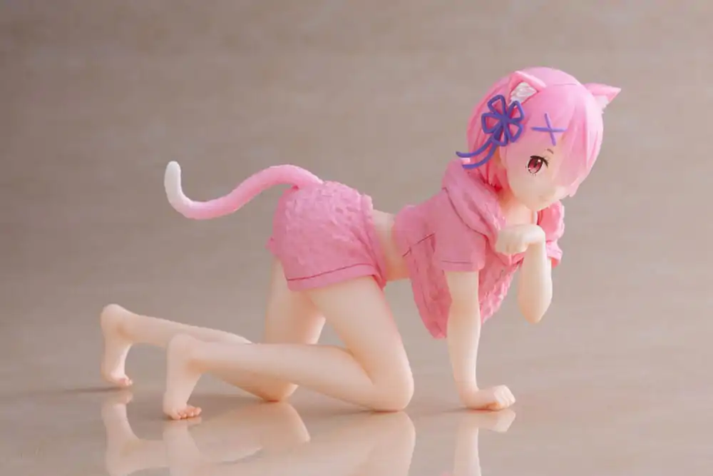 Re:Zero Precious PVC Soška Desktop Cute Figure Ram Cat Roomwear Ver. 13 cm produktová fotografia