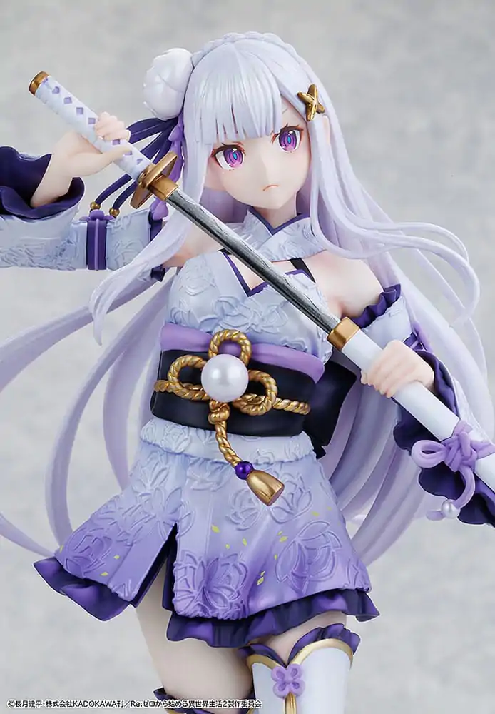Re:ZERO -Starting Life in Another World- PVC soška 1/7 Emilia Combat Outfit ver. 24 cm produktová fotografia