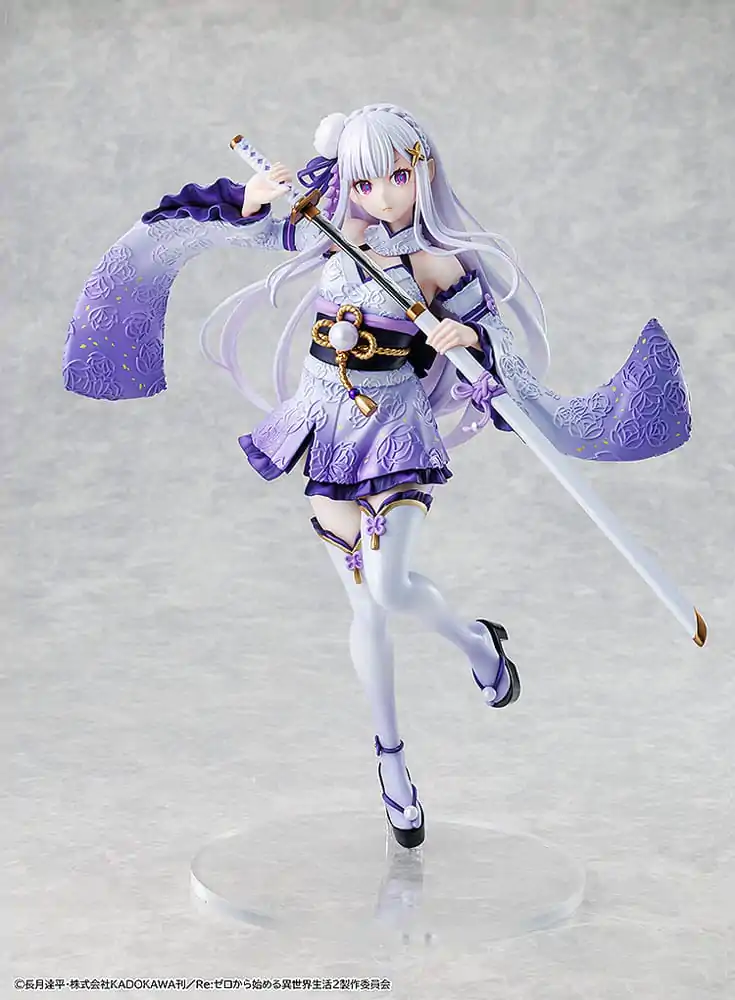 Re:ZERO -Starting Life in Another World- PVC soška 1/7 Emilia Combat Outfit ver. 24 cm produktová fotografia