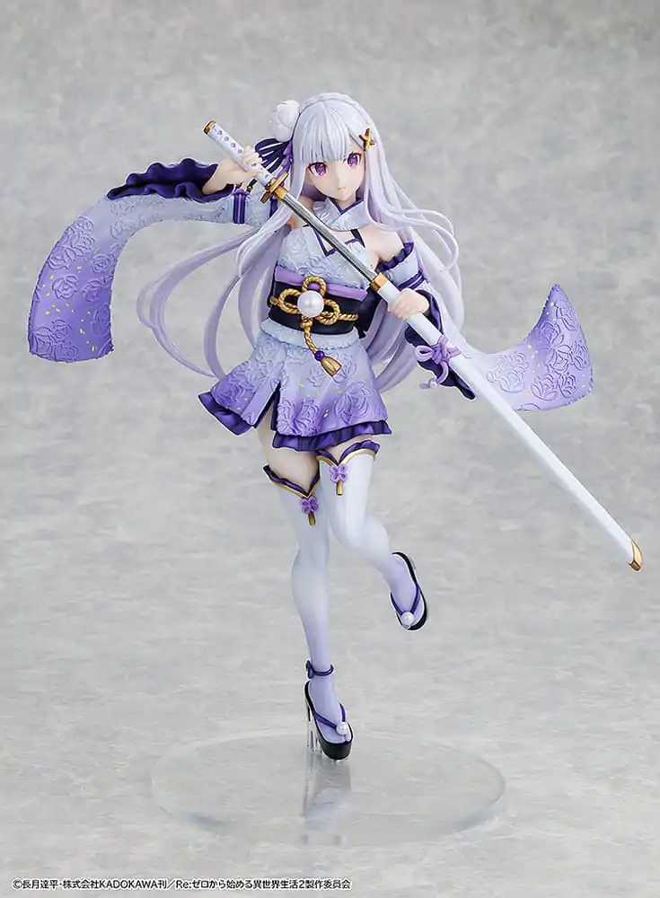Re:ZERO -Starting Life in Another World- PVC soška 1/7 Emilia Combat Outfit ver. 24 cm produktová fotografia