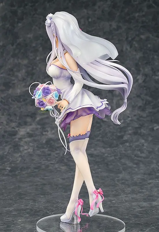 Soška z PVC 1/7 Emilia Wedding Ver. 25 cm Re:ZERO -Starting Life in Another World- termékfotó