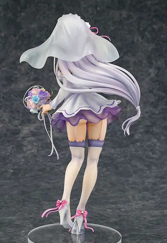 Soška z PVC 1/7 Emilia Wedding Ver. 25 cm Re:ZERO -Starting Life in Another World- termékfotó