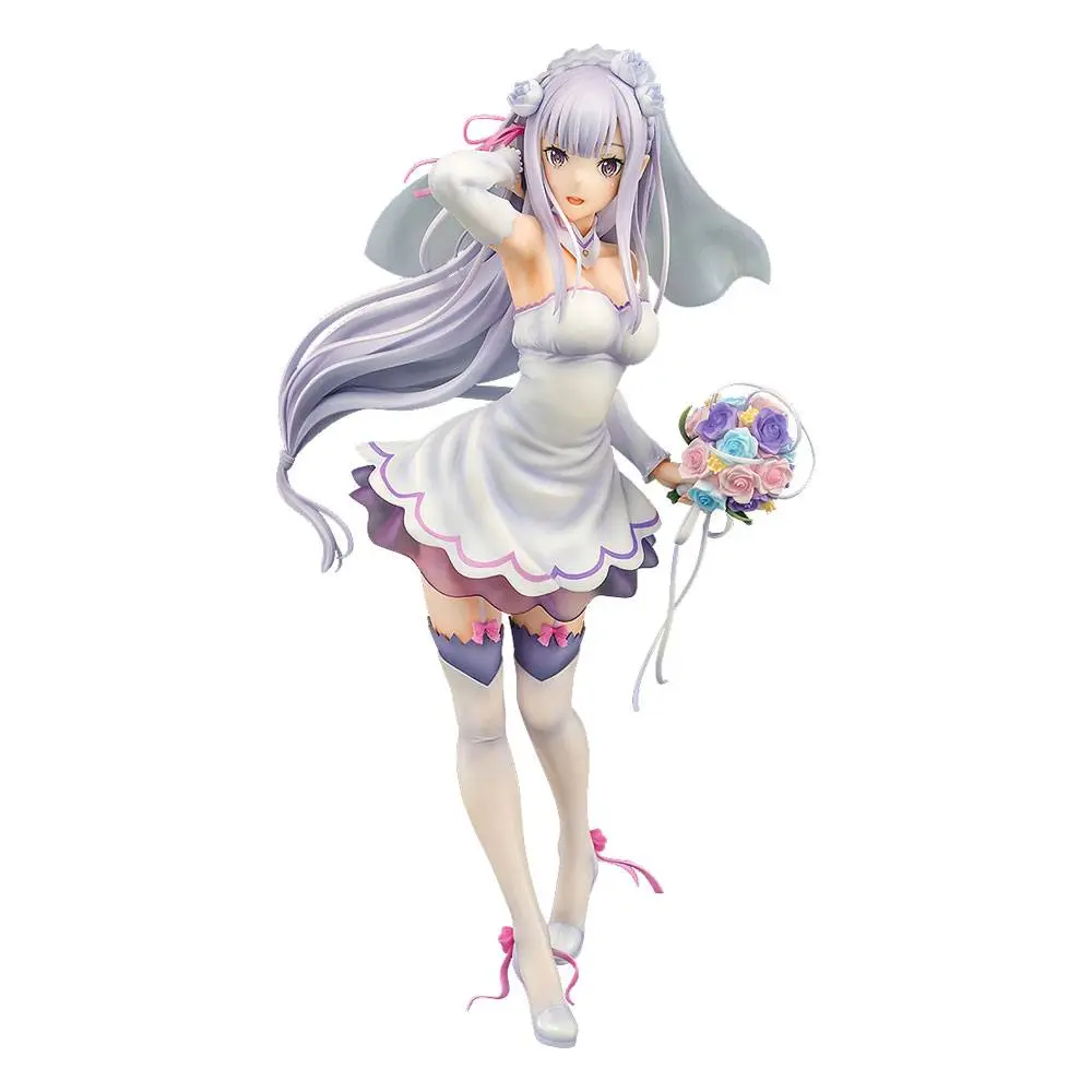 Soška z PVC 1/7 Emilia Wedding Ver. 25 cm Re:ZERO -Starting Life in Another World- termékfotó