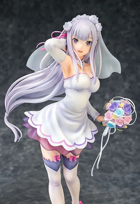 Soška z PVC 1/7 Emilia Wedding Ver. 25 cm Re:ZERO -Starting Life in Another World- termékfotó