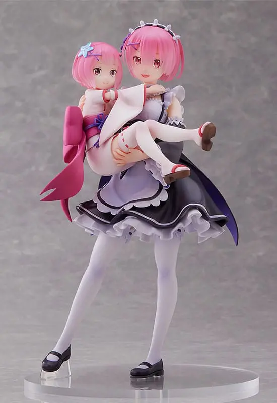 Re:Zero Starting Life in Another World PVC szobor 1/7 Ram & Childhood Ram 23 cm termékfotó