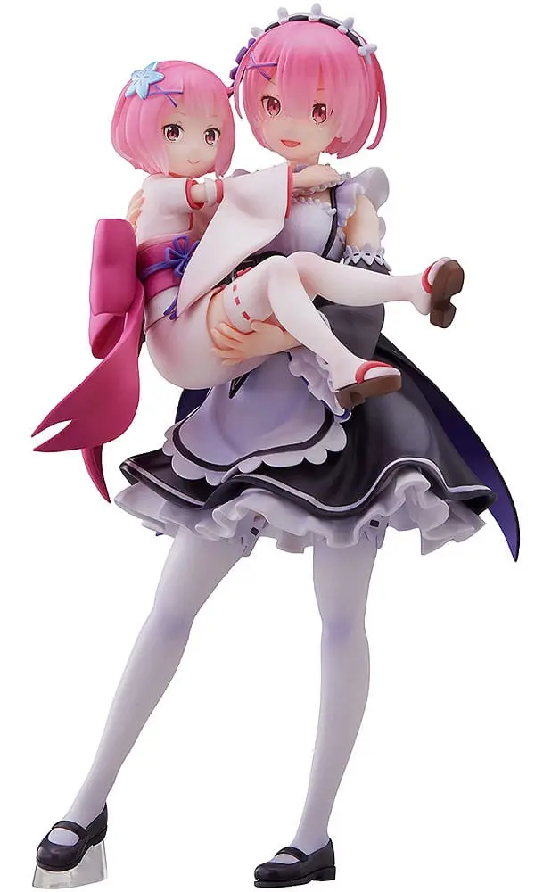 Re:Zero Starting Life in Another World PVC szobor 1/7 Ram & Childhood Ram 23 cm termékfotó