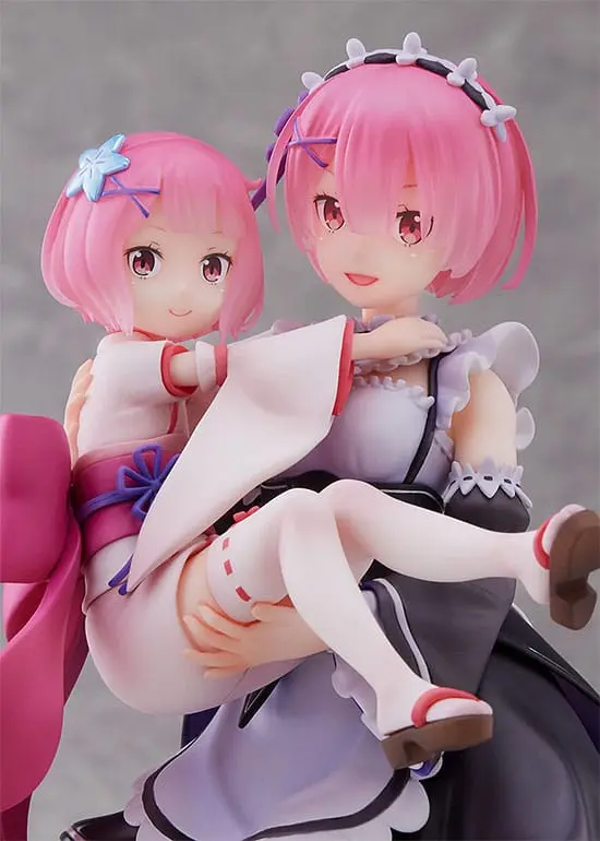 Re:Zero Starting Life in Another World PVC szobor 1/7 Ram & Childhood Ram 23 cm termékfotó