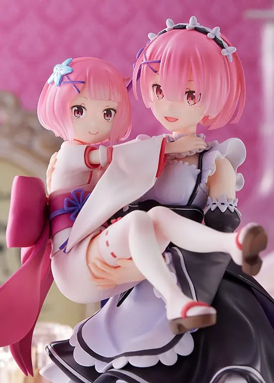 Re:Zero Starting Life in Another World PVC szobor 1/7 Ram & Childhood Ram 23 cm termékfotó