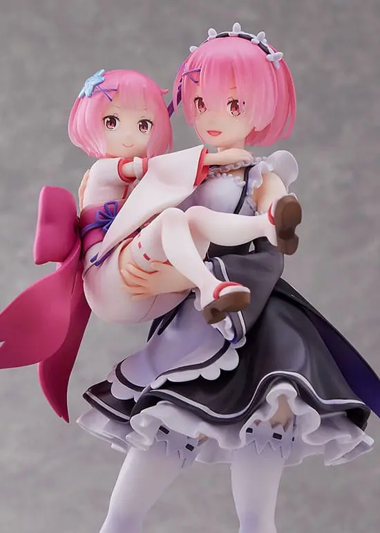 Re:Zero Starting Life in Another World PVC szobor 1/7 Ram & Childhood Ram 23 cm termékfotó