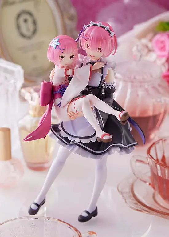 Re:Zero Starting Life in Another World PVC szobor 1/7 Ram & Childhood Ram 23 cm termékfotó