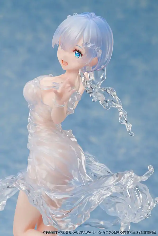 Re:Zero Starting Life in Another World PVC soška 1/7 Rem Aqua Dress 23 cm termékfotó