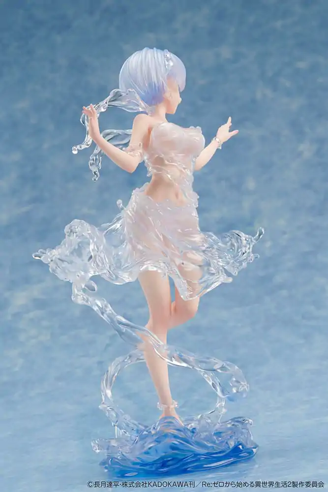 Re:Zero Starting Life in Another World PVC soška 1/7 Rem Aqua Dress 23 cm termékfotó